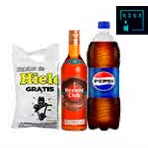 Ron Havana especial 700ml. + pepsi 1.5L + hielo