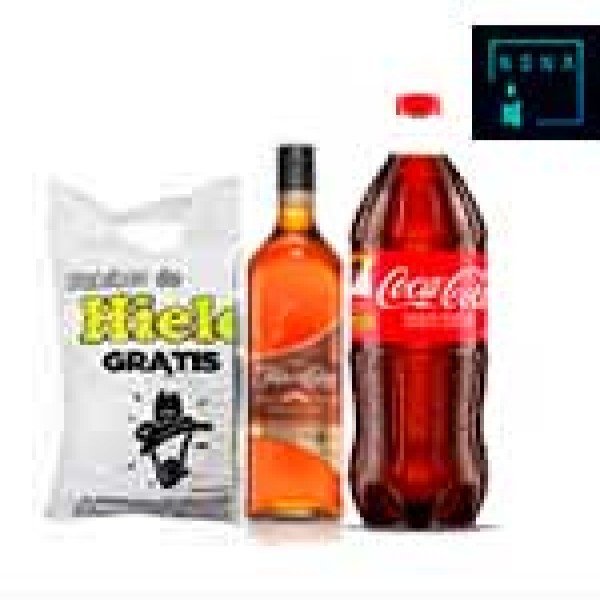 Ron flor de caña 4 años + coca 1.5L + hielo