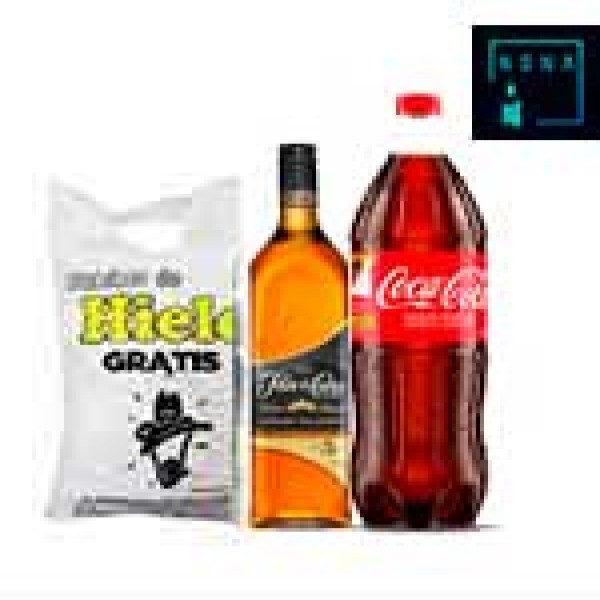 Ron flor de caña 5 años + coca 1.5L + hielo