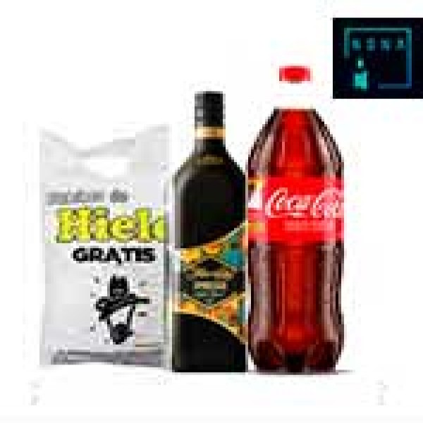 Ron flor de caña spresso + coca 1.5L + hielo
