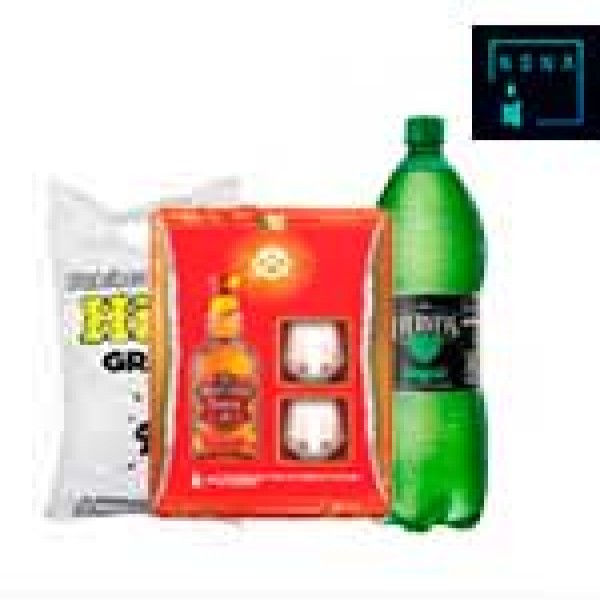 Whisky chivas 13 pack +gingerel + hielo