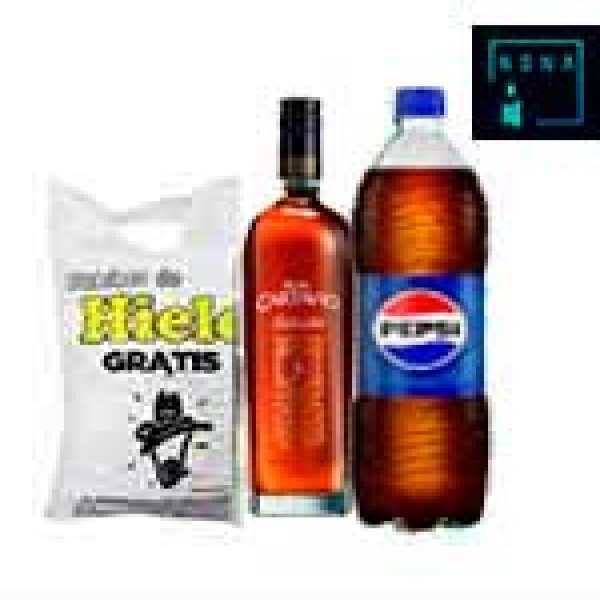 Ron cartavio selecto 5años + pepsi 1.5L +hielo